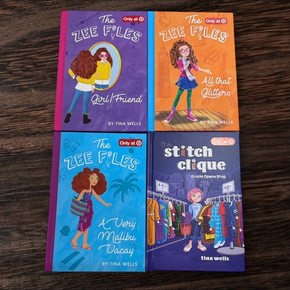 Kids Book Set - Tine Wells - The Zee Files + - Picture 1 of 2